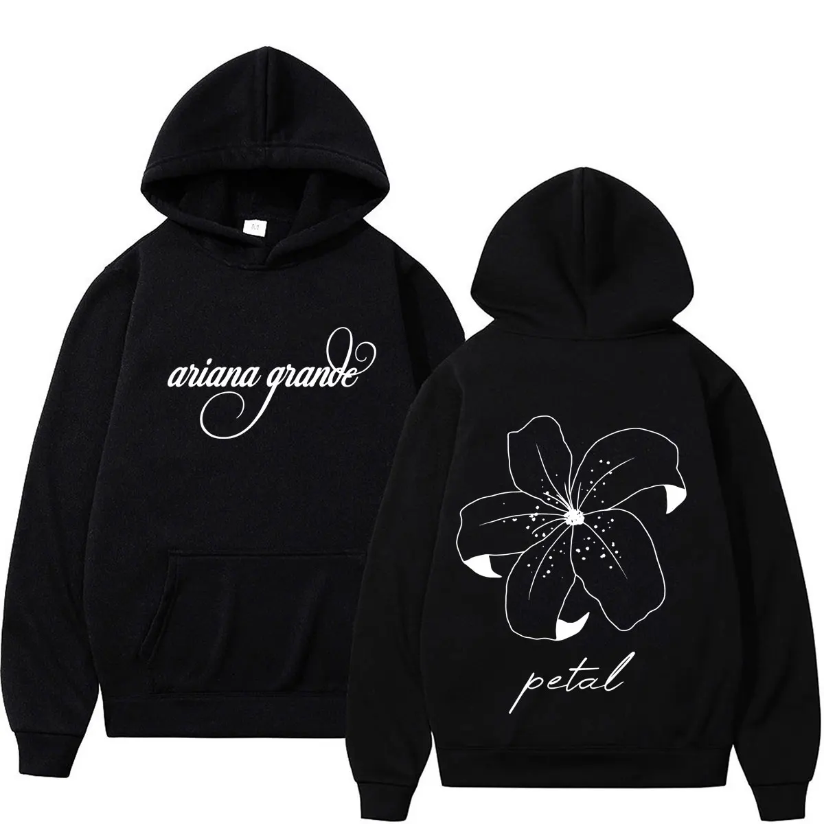 Sweat-shirt à capuche imprimé Ariana Grande Album Petal 2026 pour homme et femme, tendance décontractée, manches longues, pull esthétique