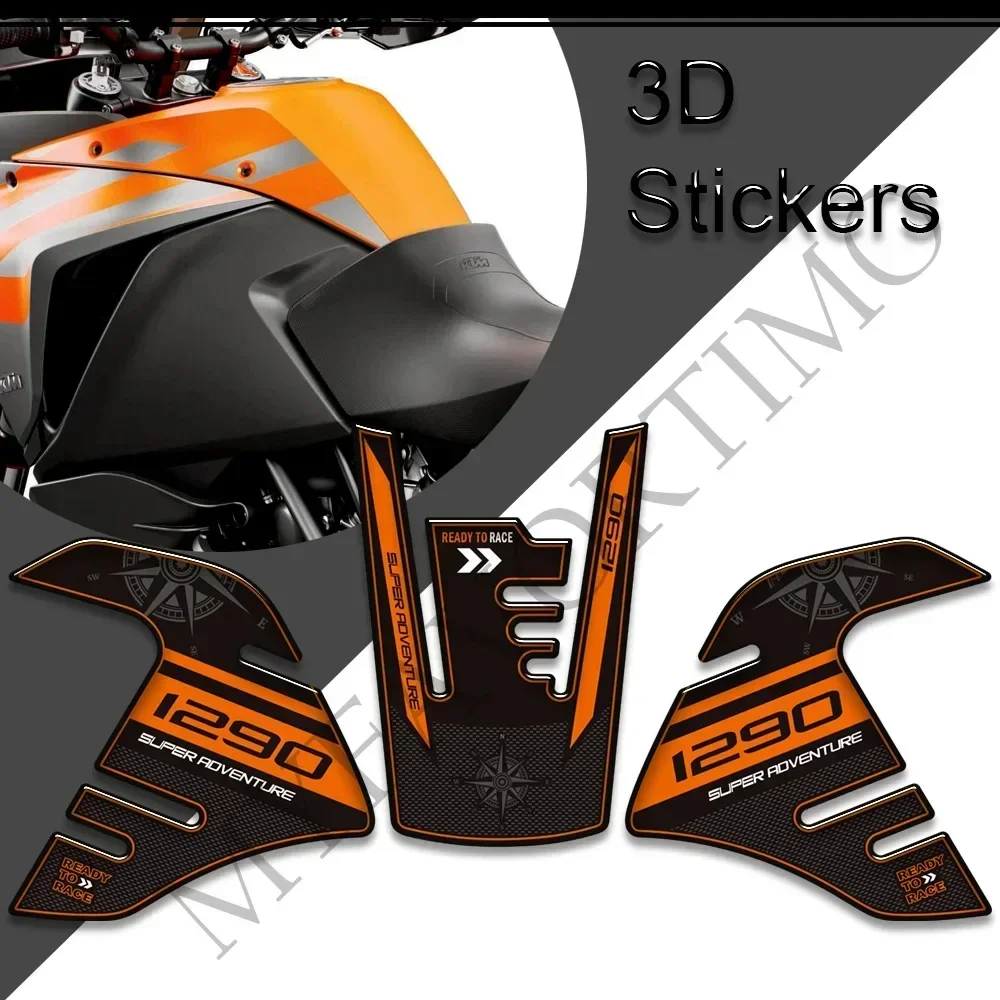 Fit 1290 S R Super Adventure Tank Pad Side Grips Gas Fuel Oil Kit Knee Protection Decals Screen Wind Deflector Handshield