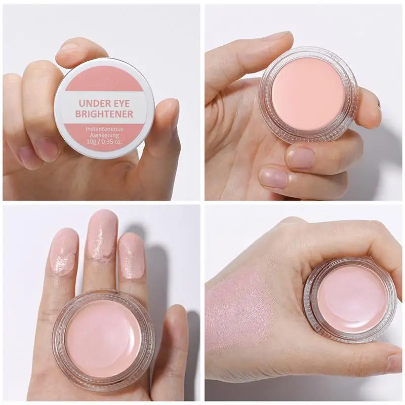 Crema iluminadora para contorno de ojos, corrector, base iluminadora