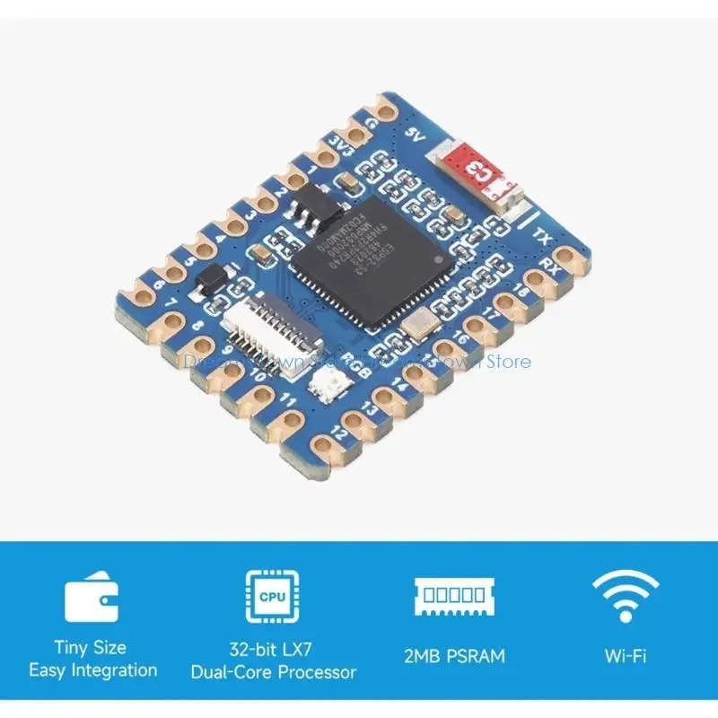 HX6A ESP32 Tiny Feature Rich Development Board 240MHz ESP32-S3FH4R2 ควบคุมอุปกรณ์ต่อพ่วงหลายตัวพลังงานต่ำ