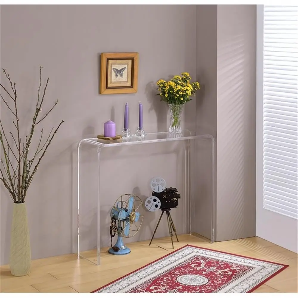 Clear Acrylic Console Table 9