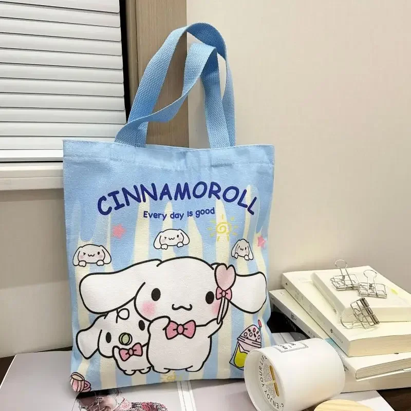 جديد حقيبة كروسبودي الكرتون مرحبا كيتي حقيبة قماش قنب فتاة حقيبة كتف طالب Kawaii الكرتون لطيف حقيبة الغداء حقيبة تسوق