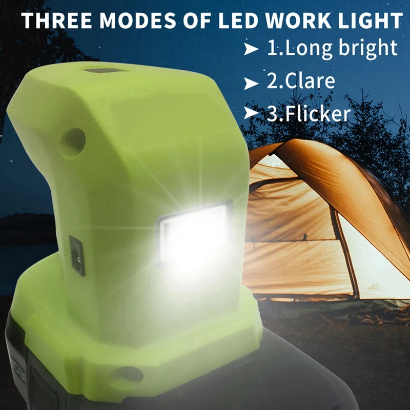 

Battery Adapter With 2USB Port For Ryobi P743 18V 14.4V ONE+Li- Portable Power Adapter With Lighting Function Accessories