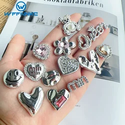 WFFNNKC 10 szt. Modny brokatowy Ornament DIY szycie odzieży ozdoba do włosów klipsy łatka imitacja diamentowego materiały rzemieślnicze