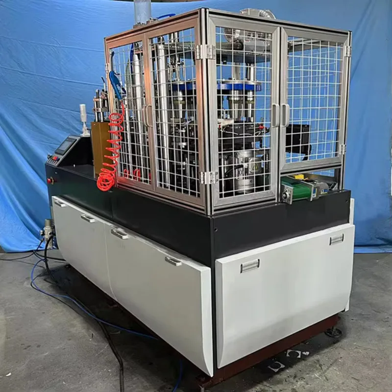 Fully Automatic Coffee Cutting Forming Hines Disposable Paper Cup Making Hine