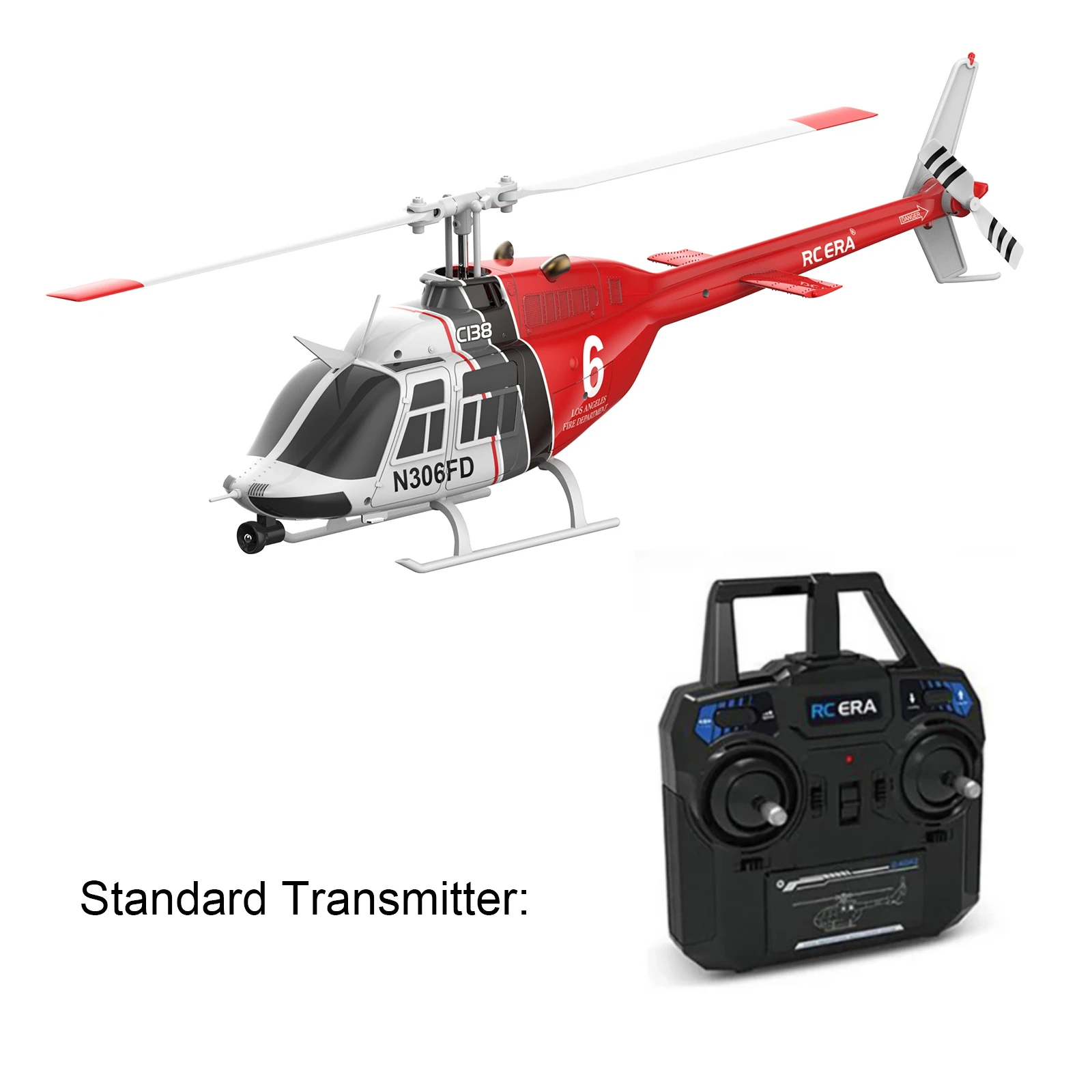 RC ERA C138 BELL 206 ジェットレンジャー 6 軸ジャイロ安定化高度保持