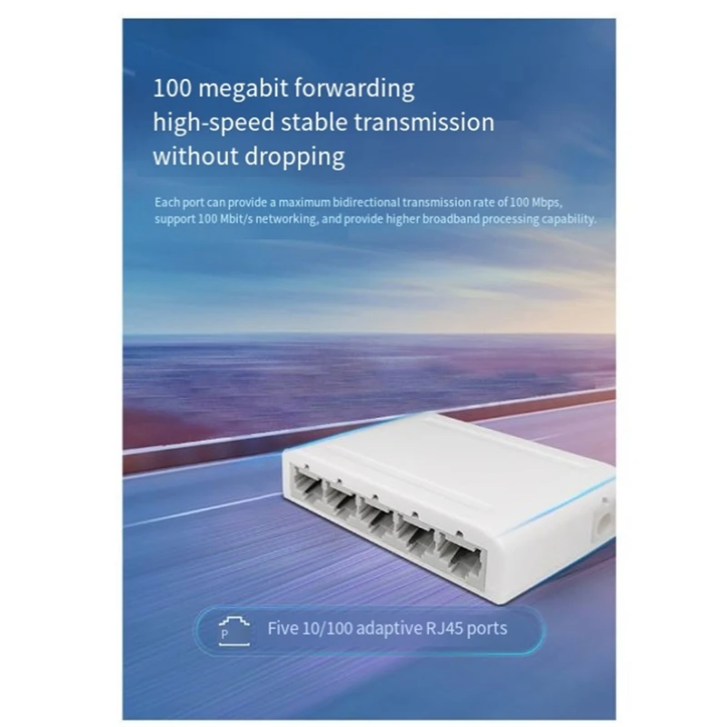 Gigabit Data Switch,Network Hub,Desktop Ethernet Splitter,Plug & Play Shielded Ports Fanless Quiet Easy Install Easy To Use