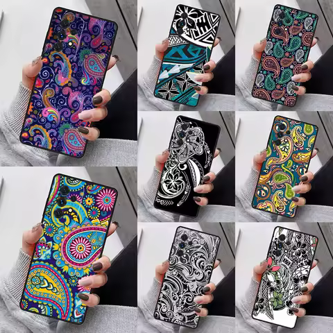 Polynesian Mix Phone Case For Samsung Galaxy S23 S21 S20 FE S24 S22 Ultra Note20 S10 S9 S8 Plus A40 A52 A12 A13 A53