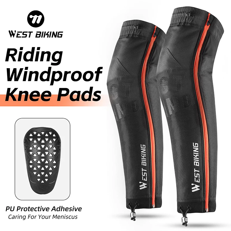 WEST BIKING Riding Windproof Knee Pads Riding Knee Pads Thicken   Coldproof Autumn And WinterOutdoor Knee Protective Guard