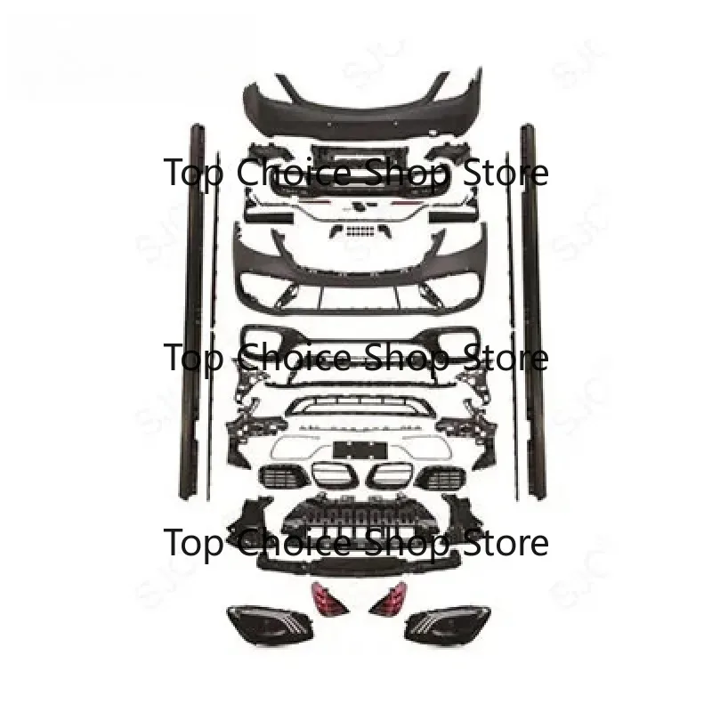 bodykit  bz S-Class S63 Encircle W222 modified S63  model front rear bumpers 14-17 rear lip tail throat kit