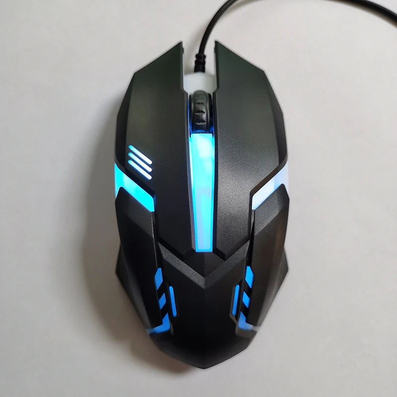 Sports LED Luminous Backlit Wired Mouse USB Wired For Desktop Laptop Mute Office Computer Gaming Mouse