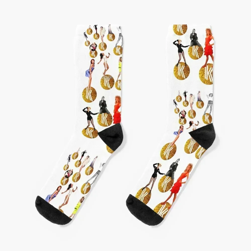 

Kylie Minogue - K30 Lucky Lucky Lucky World Socks hip hop Run Novelties Socks Man Women's