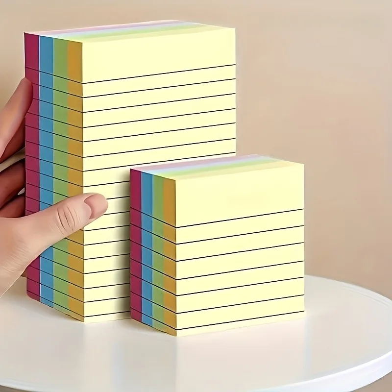Colorful sticky paper,4-color risible creative notepad,study/office/home use,easy to note,back to school season,Christmas gift