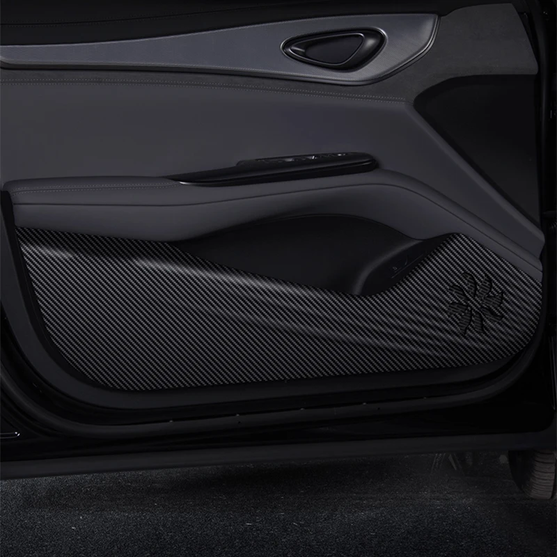 

For BYD SEAL 7 DM-i 2025 2026 PU Leather Car Door Anti Kick Pad Protection Stickers Cover Protector Trim Film Auto Accessories