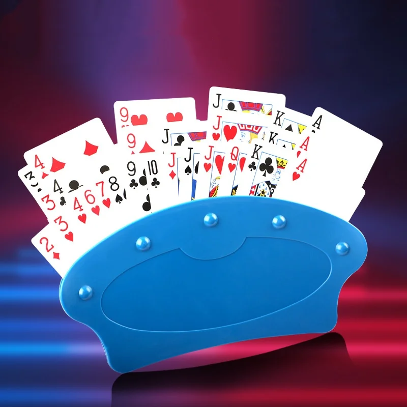 

Pack Playing Card Holder Kids Adults Hands Free Card Game Tray For Family Game Night Birthday Party Social Gatherings