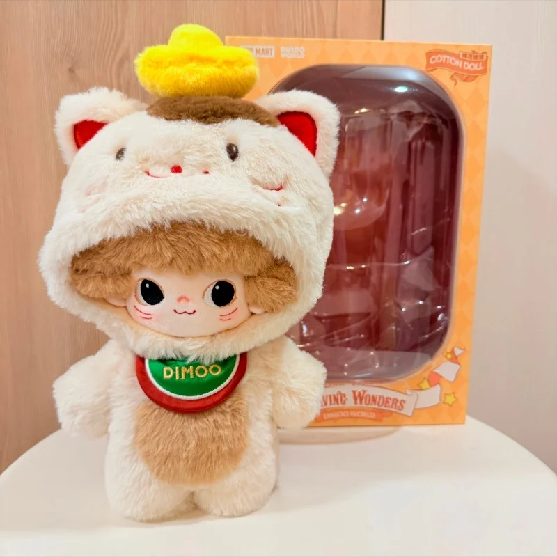 

Genuine Pop Mart Dimoo Wearing Wonders Series 20cm Cotton Doll Doll Cute Toys Desktop Ornament Birthday Gift Collectable Figure