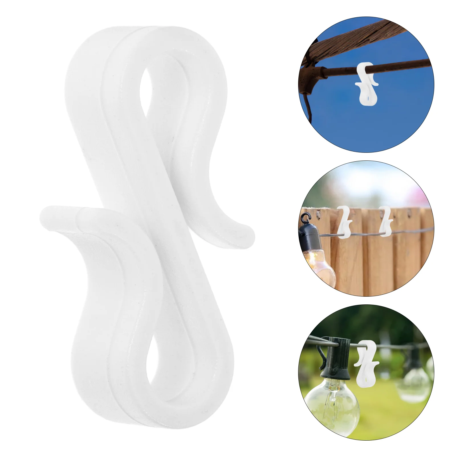 

Light Hooks Lamp Clip Ordinary Holiday Waterproof for Shower Clips