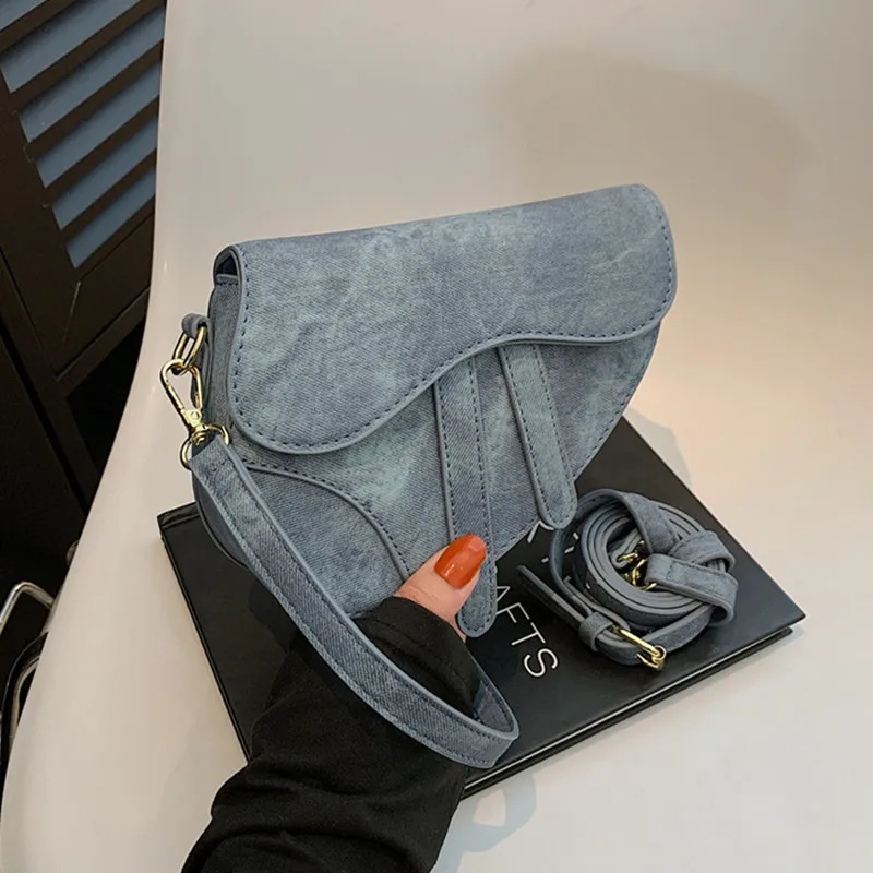 

Brand Fashion Women's Bag Luxury Designer Women Bag Female Shoulder Crossbody Bags For Women 2024 Leather Saddle Handbags Purses