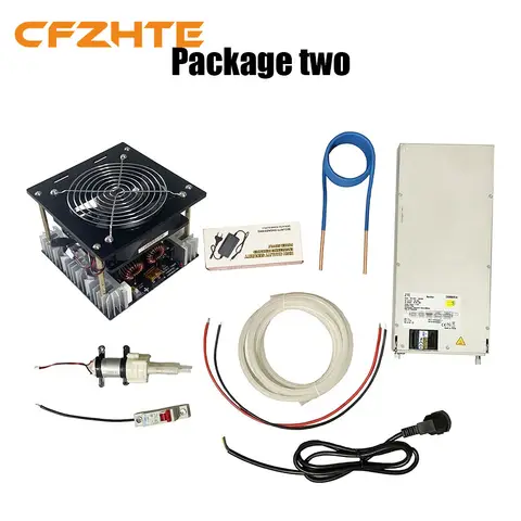 3000W ZVS High Frequency Induction Heating Machine, High Frequency Quenching Medium Frequency Furnace