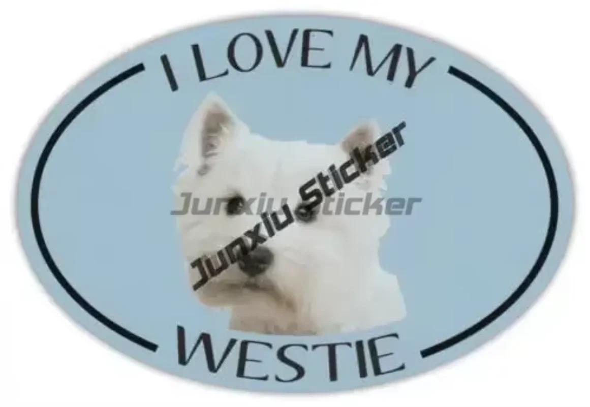 Stiker Westie I Love My Westie - Laptop Accessories Brand ulasan dan harga