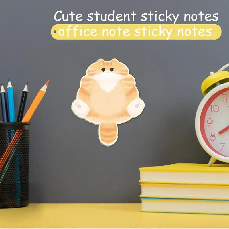 고양이 노트 패드 재미있는 노트 패드, 귀여운 노트북 메모장 메모, 쉬운 포스트 재미있는 접착 스티커, 친구 고양이 애호가
