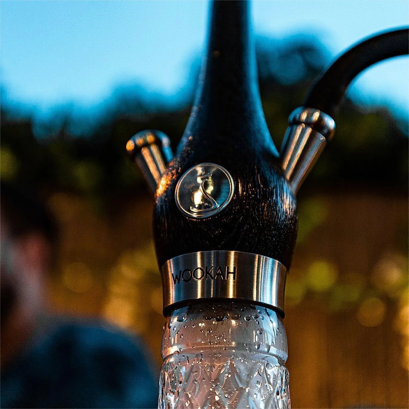 موضة جديدة نمط الخشب الخشب الشيشة الفاخرة الشيشة العصرية المحمولة الشيشة التدخين التبغ النرجيلة الخشبية الملونة