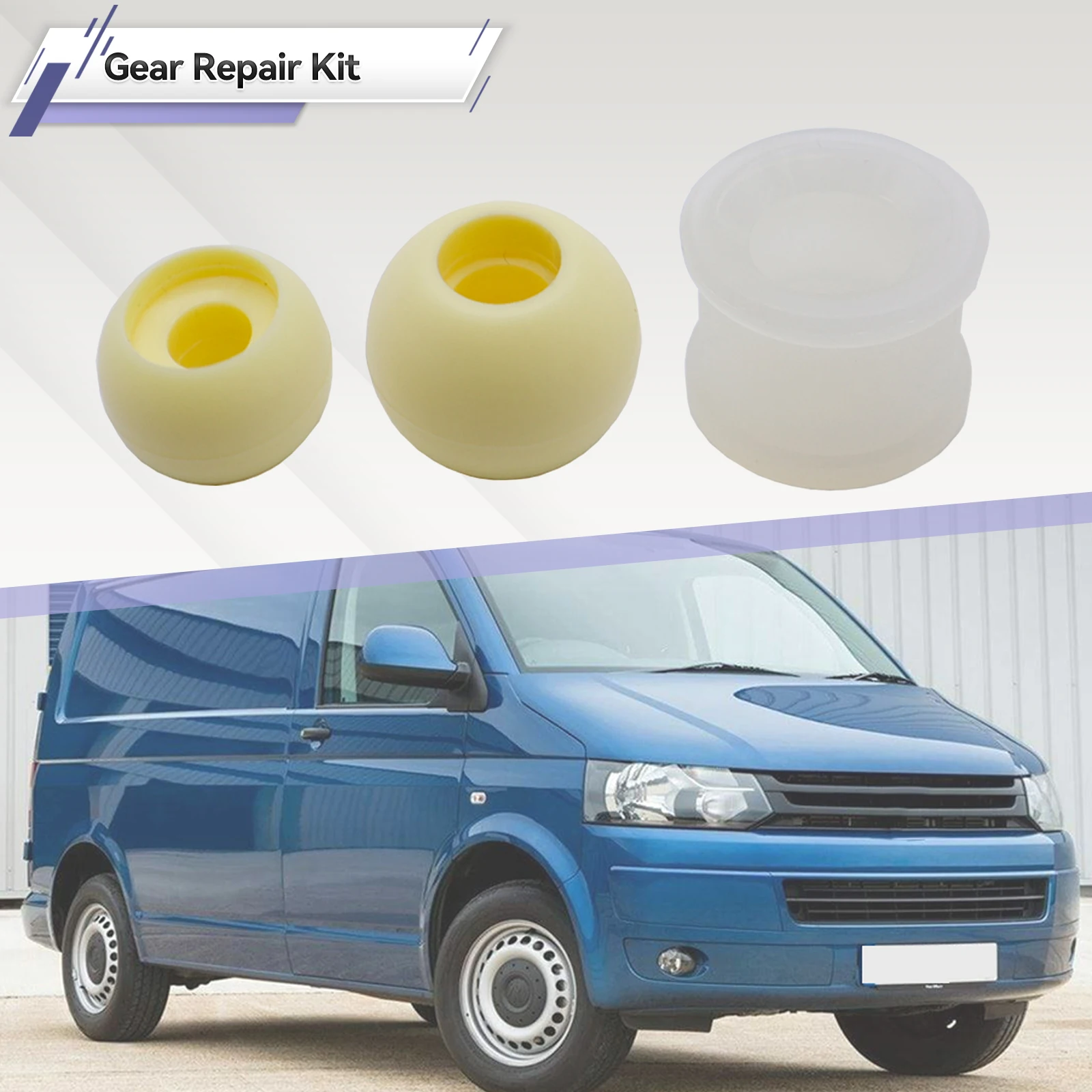 3x para vw transporter t4 kit de reparo do bucha da ligação do seletor de mudança de engrenagem do carro oe # 701711166   7D 0711131 015311544   Substituição do carro