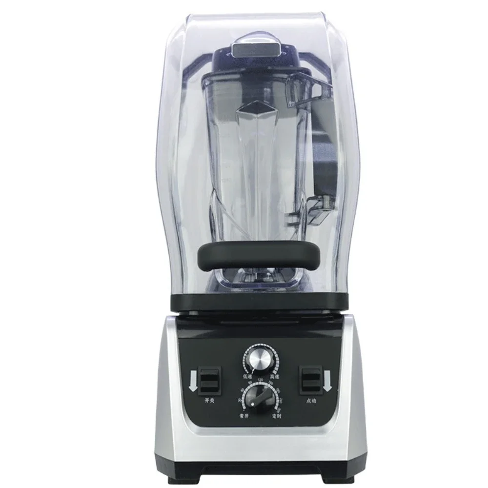 Enclosed Silent Commercial Mixer Multipurposr Fruit Juice Ice Smoothie Soymilk Maker