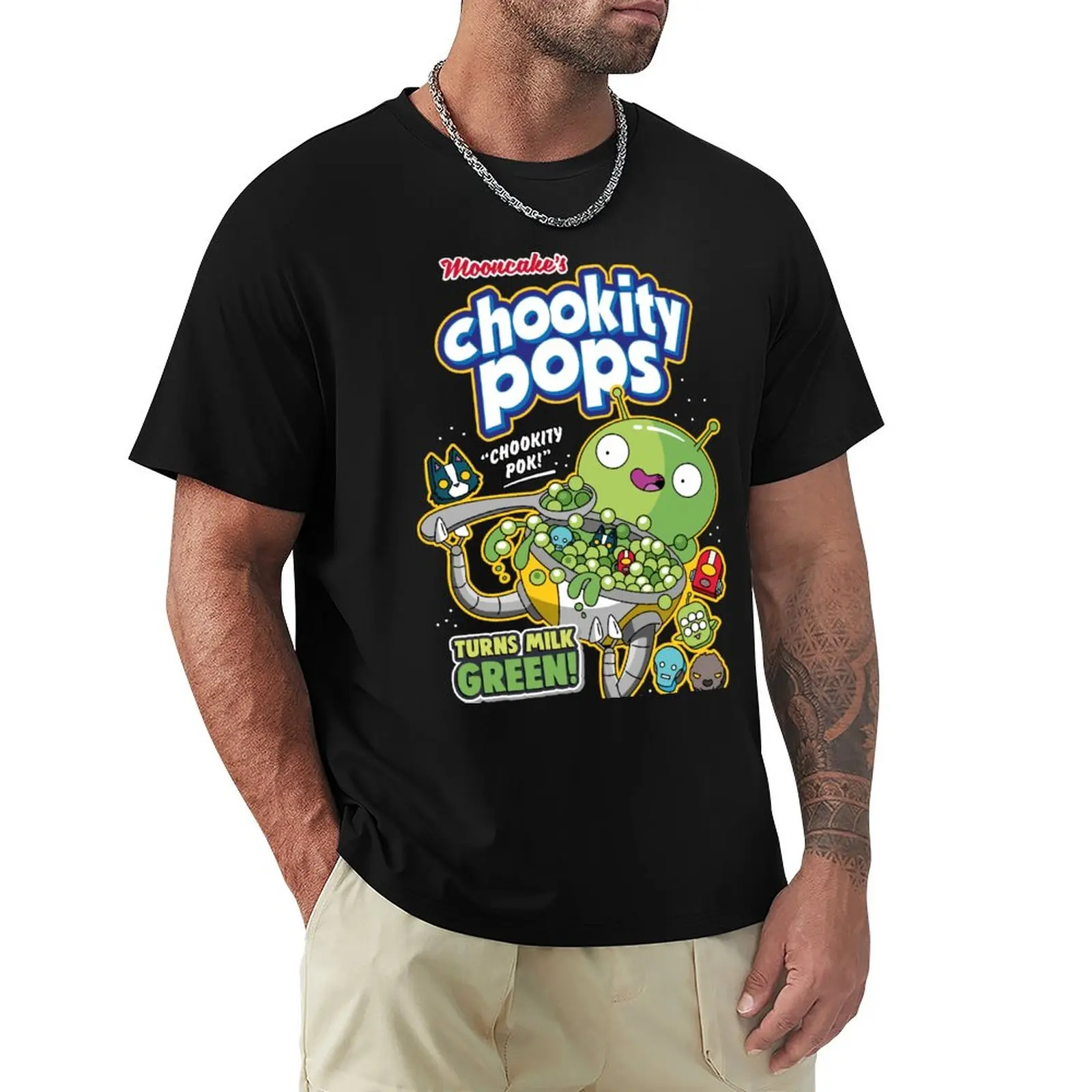 Mooncake's Chookity Pops T-Shirt summer clothes summer top mens graphic t-shirts hip hop