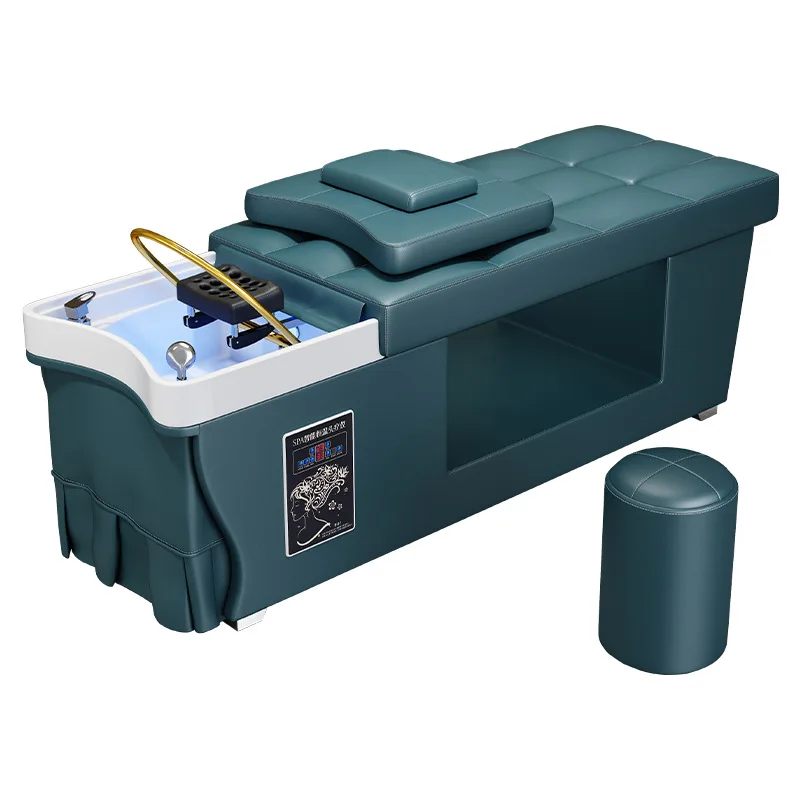 Shampoo bed Barber shop Hair salon Beauty salon with fumigated water circulating bed