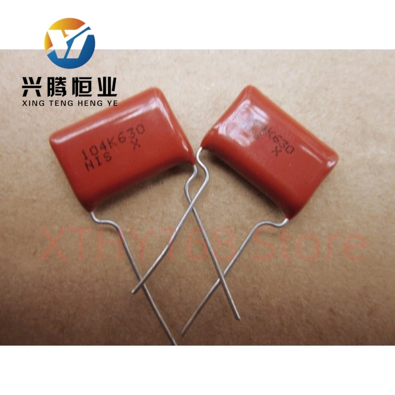 15PCS Japanese Precision Thin Film Capacitor 0.1uf 630v 100nf 630v 104 630v Copper Pin 15mm