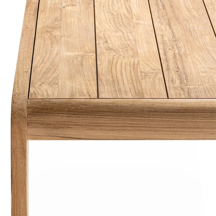 High quality solid teak low table hotel living room center table garden outdoor wooden coffee