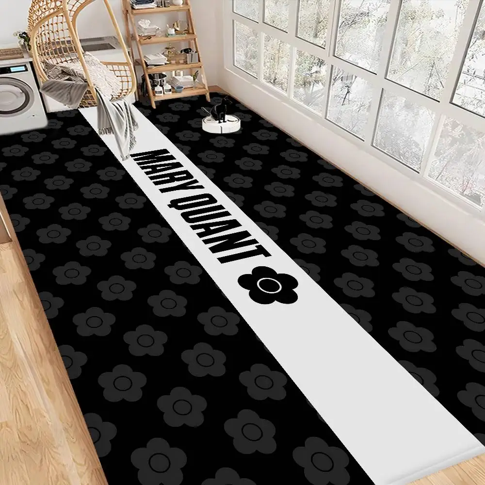 M-Mary Quant Bathroom Mat Anti-slip Absorb Water Long Strip Cushion Bedroon Mat Welcome Doormat