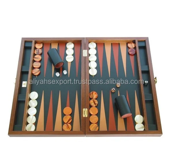 

Модный роскошный дизайн Нарды Доступны различные цветные кожаные конструкции Игры в помещении Игры для разума Игры для детей и взрослых