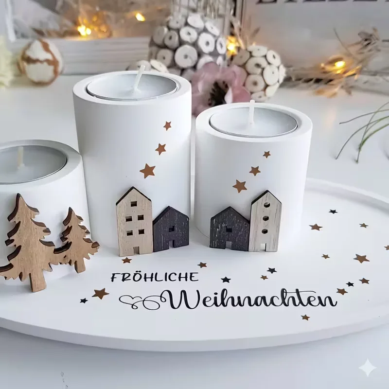 

Новейшие модели 2026 года: силиконовые формы для подсвечников из эпоксидной смолы, большие и средние, а также формы для ароматических свечей и зеркальных подносов