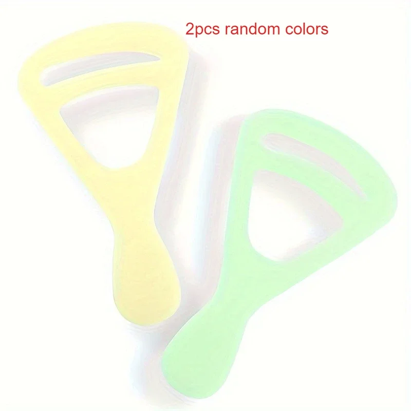 Modello di stencil per sopracciglia riutilizzabile da 2 pezzi - Guida al disegno delle sopracciglia per una perfetta curva naturale, nessuna necessità di batterie