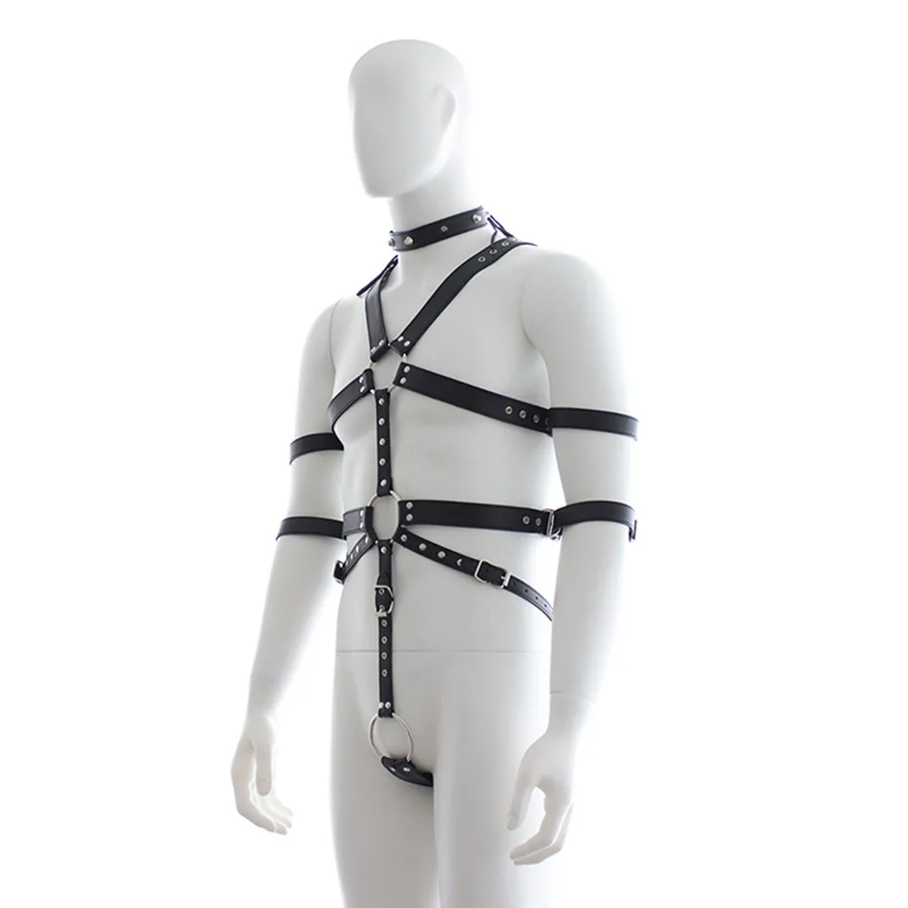 مثلي الجنس الهذيان تسخير رجل بولي Leather الجلود Bdsm عبودية حزام الصدر ضبط النفس عدة الجنس الملابس الداخلية قابل للتعديل تأثيري الجنس لعب الجنس لعب للرجال #3