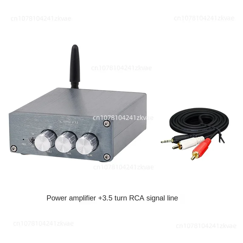 BL53A TPA3116 2.0 Digital Amplifier Home Desktop 100W*2 Red Ring Inductor Bluetooth 5.3