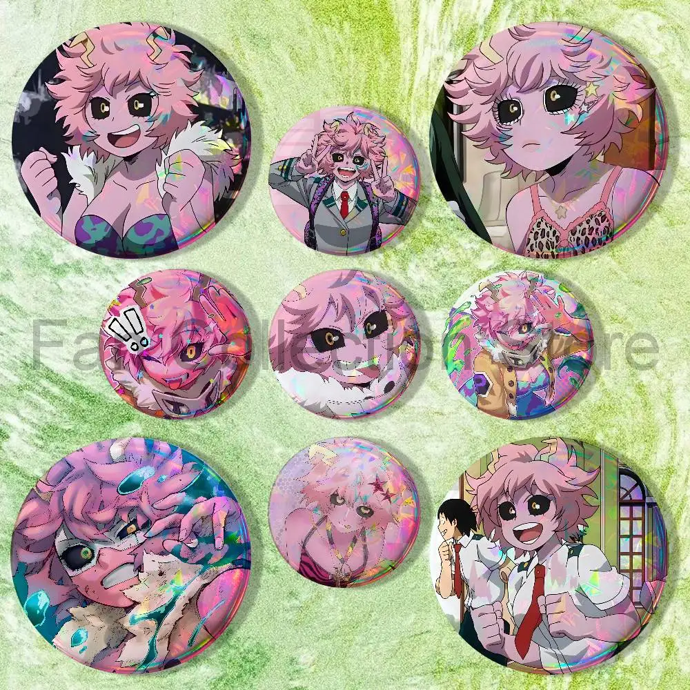 My H-Hero Mina Badges Creative Tinplate Button Pins Brooch Creative Quotes Badge Clothes Backpack Jewelry Gift Fan Merchandise