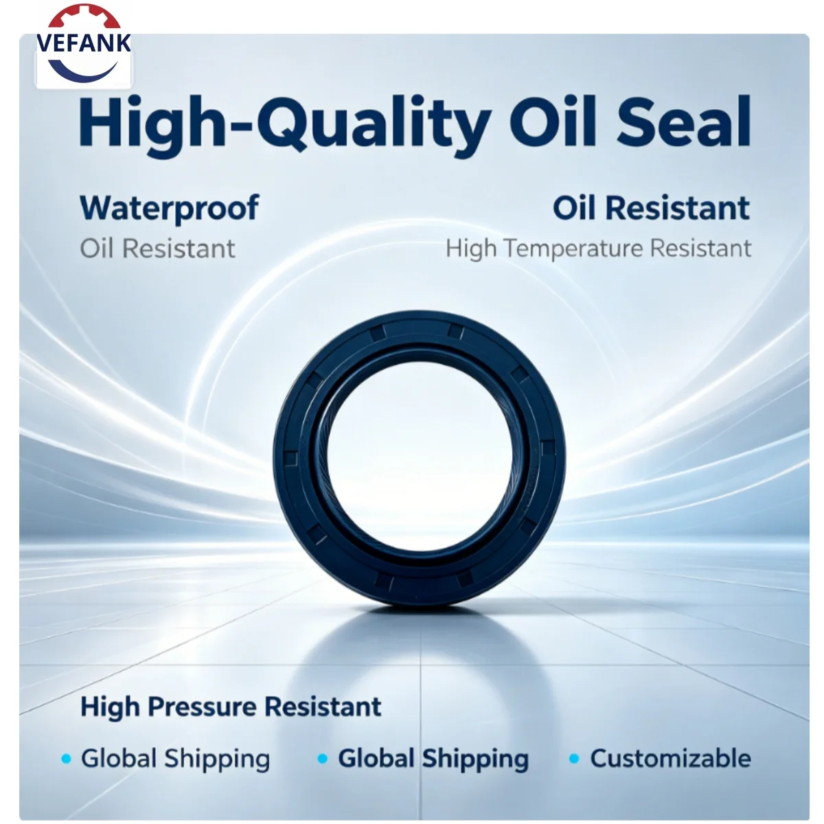 TG4 45*65*7 Shaft Oil Seal NBR Blue Pressure Resistance Auto Oil Seal, in stock, high quality, suitable for automotive seals.