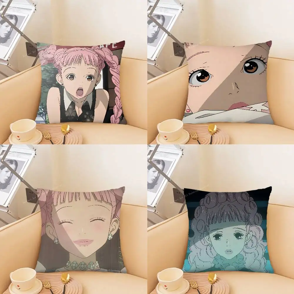 1pc Miwako P-Paradise K-Kiss Pillow Case Fashion Square Pillowcase Bedroom Sofa Room Ins Decoration Leisure
