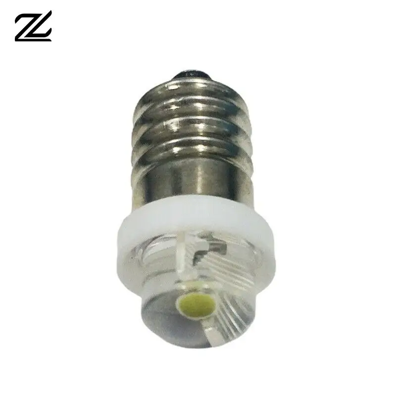 Led Flashlight Torch Bulb Replacement E10 P13.5S Screw Port 0.5W 3V 4.5V 6V Indicator Signal Instrument Small Bulb