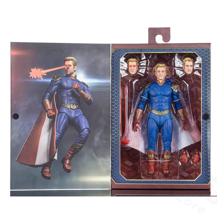 Figura de ação NECA The Boys de 7 polegadas - Homelander e Starlight (edição asiática) Figuras modelo colecionáveis