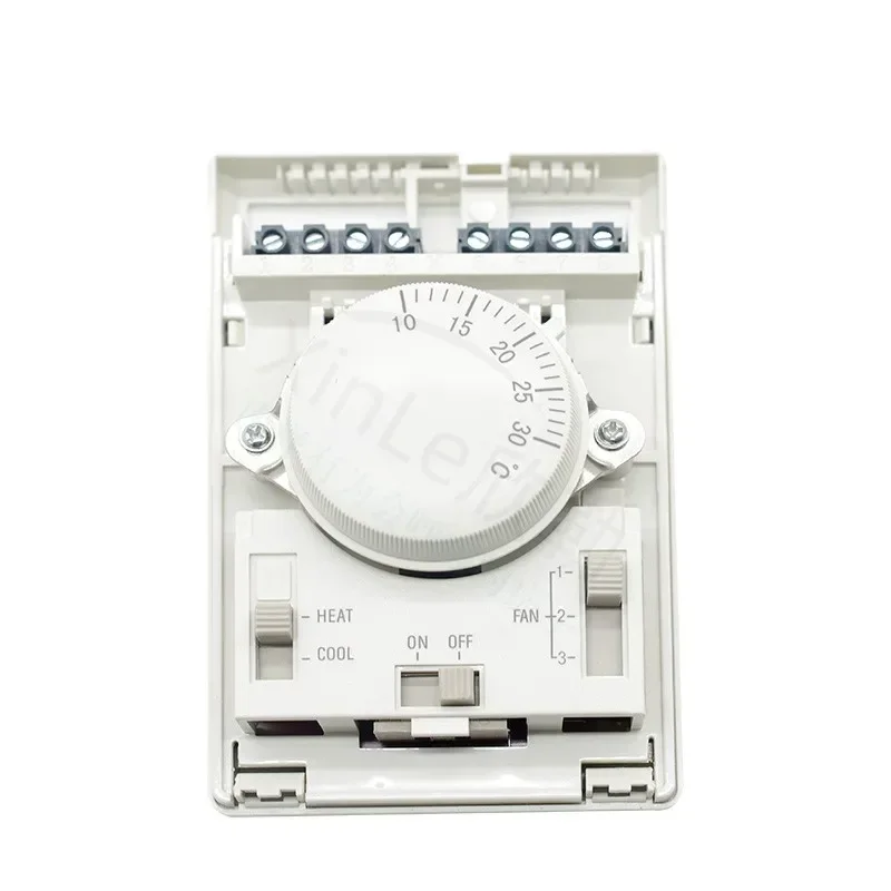 Termostat AC sentral controller pengontrol unit koil kipas panel saklar tiga kecepatan