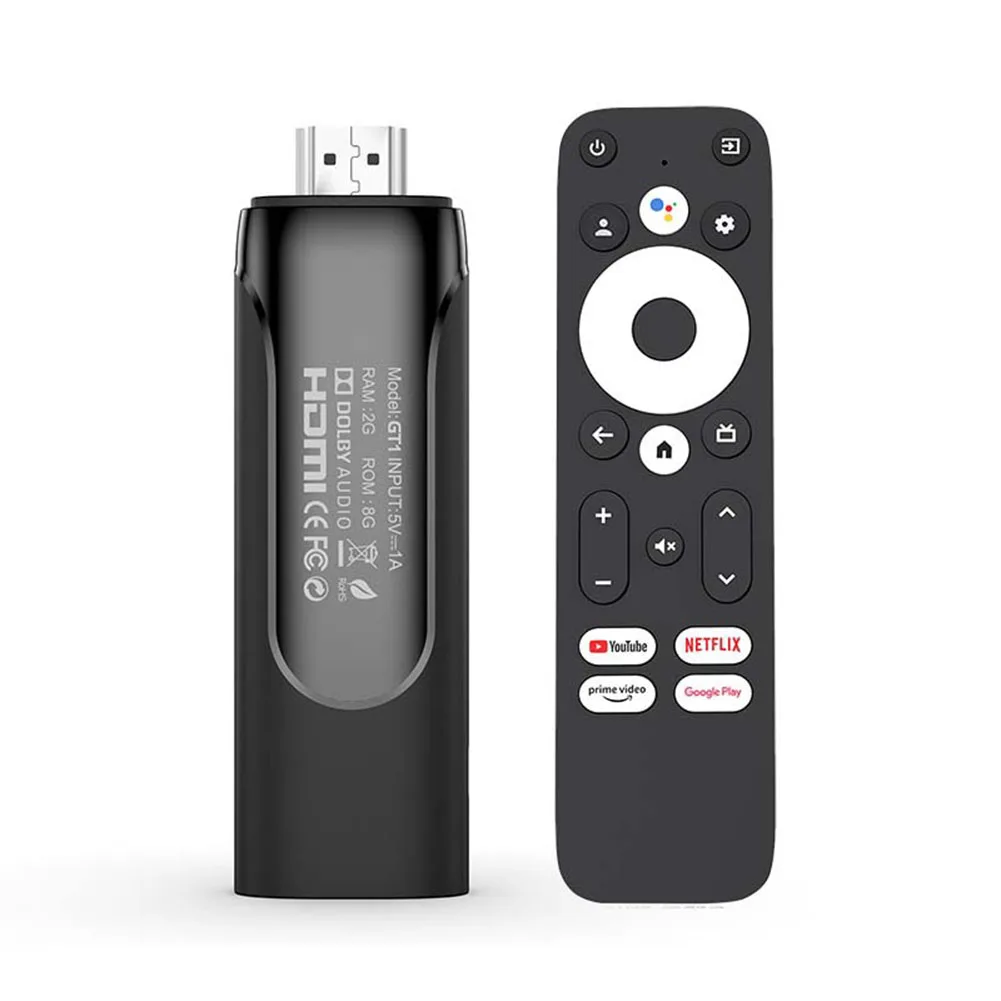 Androids 11 TV Dongle With 4K Streaming High-Definition Medias Player For Television Game