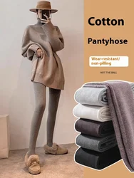 Spring and Autumn New Bottoms Female Autumn and Winter Padded Thickened Pantyhose Warm Cotton Pants Pantyhose Fall Pants