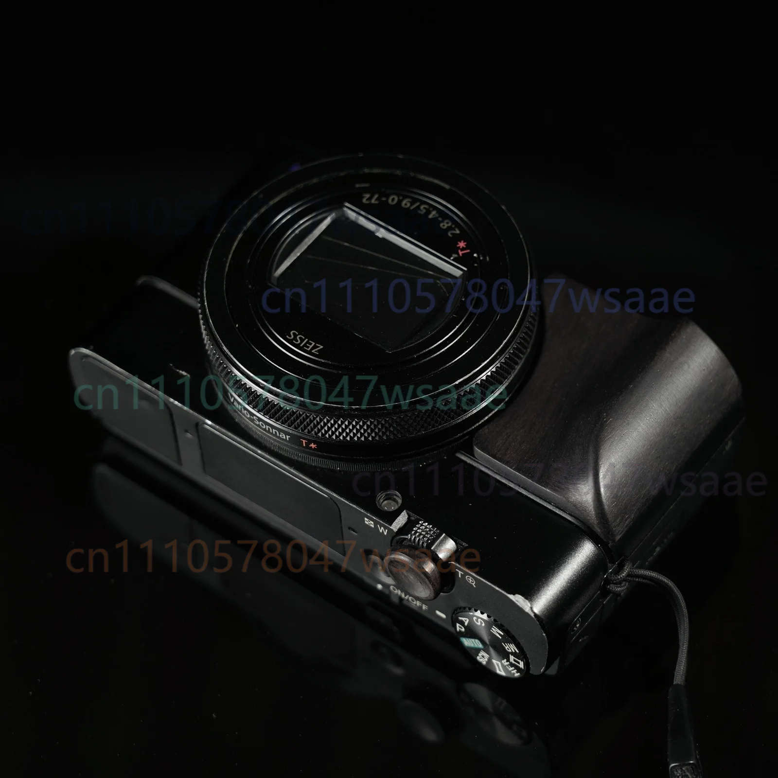 Wooden Shutter Release Button Hand Grip, Fit for Sony RX100 M4 M5 M6 M7 Compact Camera Decor Accessory