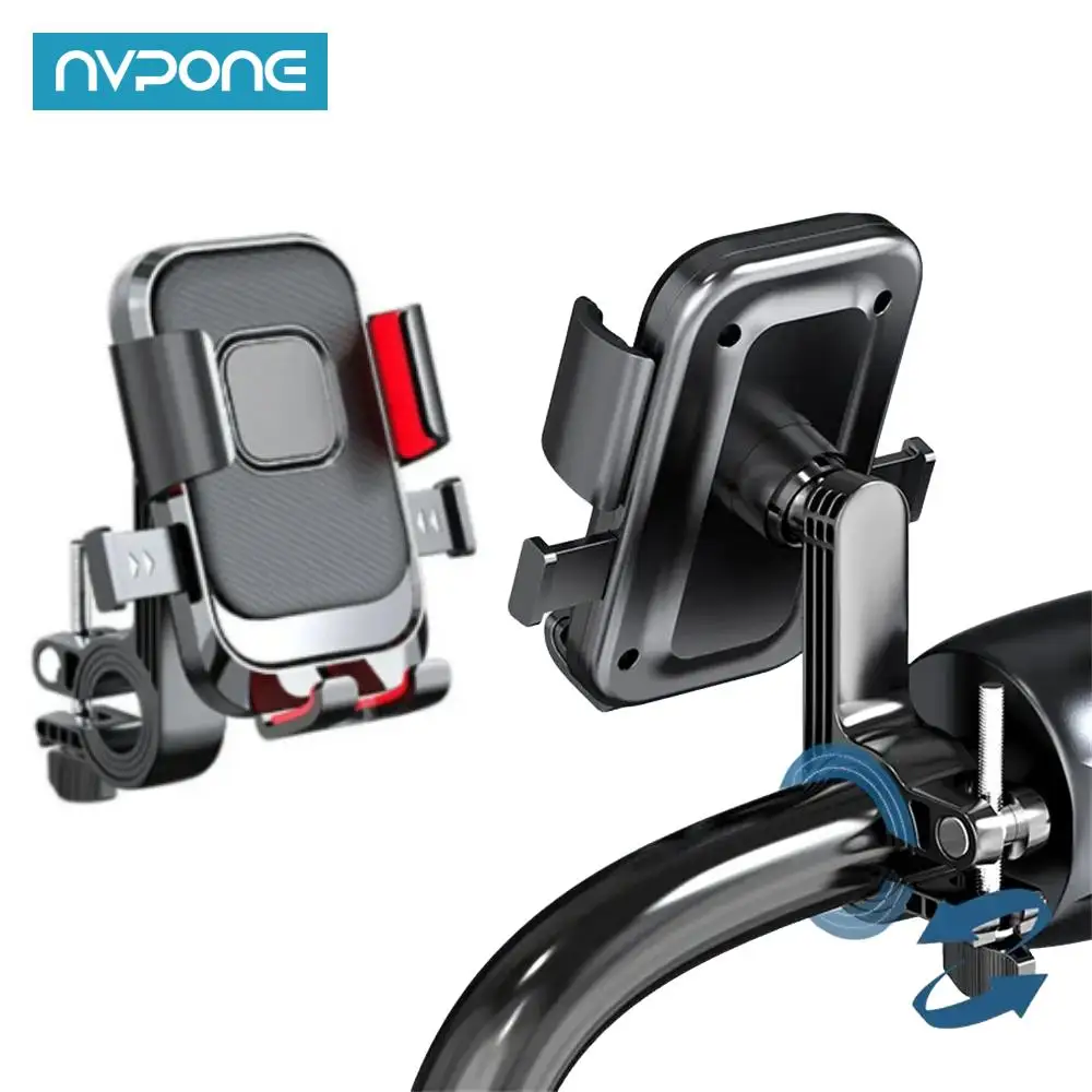 

Motorcycles Bicycles Phone Holder Free Rotation Mobile Phone Navigation Bracket For Riding Shockproof For iPhone Xiaomi Samsung