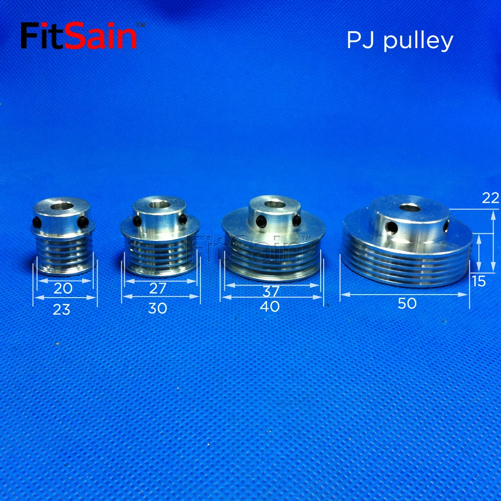 FitSain-Multi Wedge 5PJ Belt Pulley 5 Slots Electric Planer Mini Table Electric Saw Sawing Machines Chainsaw