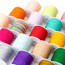 10/45Meters 0.8mm Nylon Cord Thread Chinese Knot Macrame Cord Bracelet Braided String DIY Tassels Beading String Thread